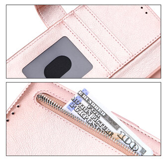 Samsung S22 Ros&eacute;goud - HQ Rits Book