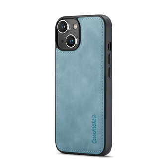 iPhone 15 Plus Aqua Blue - 2 in 1 Book Case