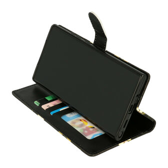 Samsung S22 Plus met Paard Print  - Book Case