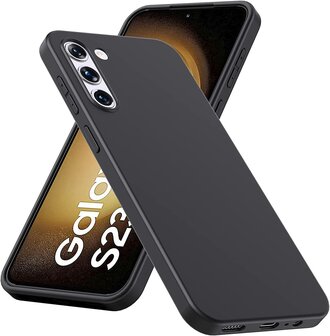 Samsung S23 - Siliconen Back Cover - Zwart