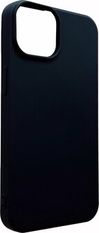 iPhone 14 Plus - Microfiber Back Cover - Zwart
