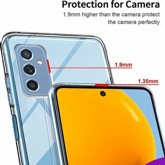 Samsung M23 - Siliconen Back Cover - Transparant
