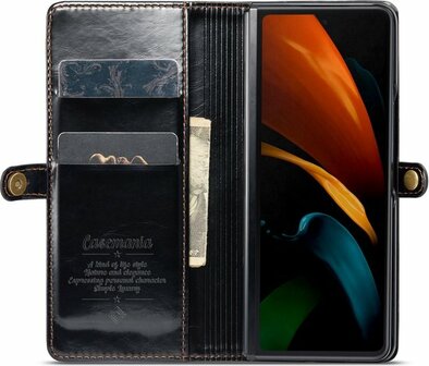 Samsung Z Fold 2 Charcoal Gray - Book Case