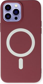 iPhone 13 Pro Max - Magnetische Back Cover - Bordeaux
