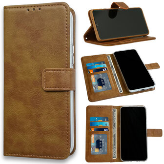 Samsung S23 - Book Case - Bruin