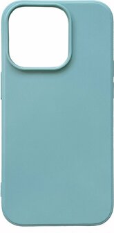 iPhone 14 Pro - Microfiber Back Cover - Turquoise