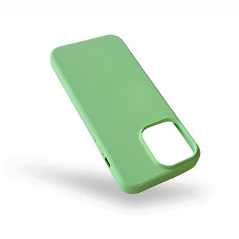 iPhone 15 Plus - Liquid Back Cover - Licht Groen