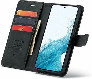 Samsung S22 Charcoal Gray - 2 in 1 Book Case
