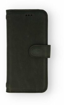 Samsung S21 Plus Zwart - Lederen Book Case