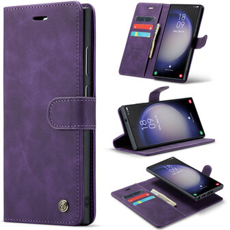Samsung S22 Ultra Deep Purple - 2 in 1 Book Case
