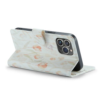 iPhone 14 Pro met Tulpen Print - Book Case