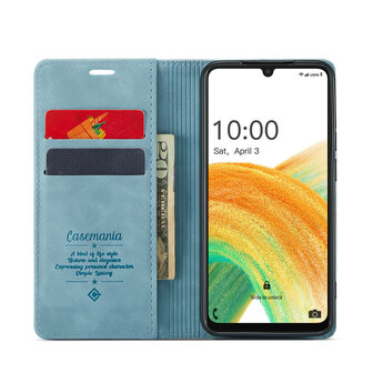 Samsung M23 Aqua Blue - Book Case