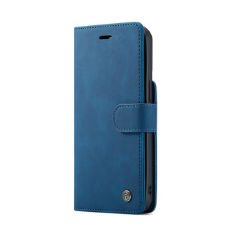 iPhone 15 Plus Navy Blue- 2 in 1 MagSafe Book Case