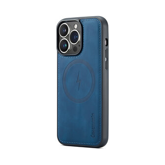 iPhone 15 Plus Navy Blue- 2 in 1 MagSafe Book Case