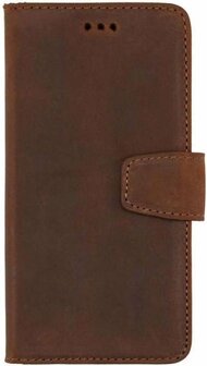 Samsung S10 Plus Bruin - Lederen Book Case