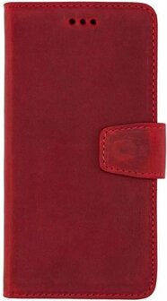 Samsung S10 Plus Rood - Lederen Book Case