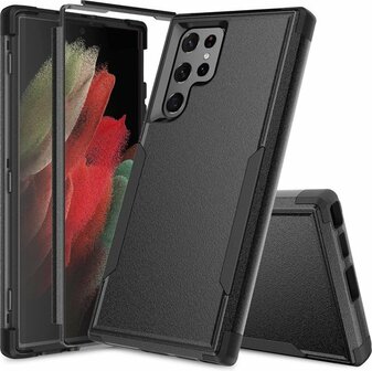 Samsung S22 Ultra Zwart - Heavy Duty Armor