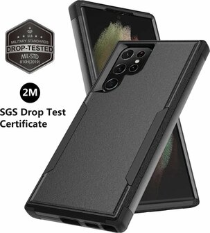 Samsung S22 Ultra Zwart - Heavy Duty Armor