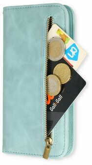iPhone 14 Plus Aqua Blue - HQ Rits Book Case