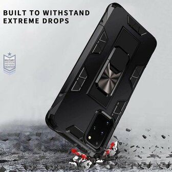 Samsung S20 Rood - Magnetic Kickstand Armor Case