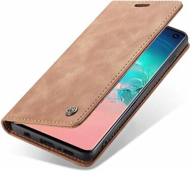 Samsung S10 Plus Sienna Brown - Book Case