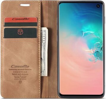 Samsung S10 Plus Sienna Brown - Book Case