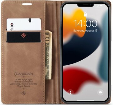 iPhone 12 Pro Max Sienna Brown - Book Case