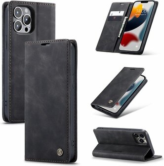 iPhone 12 Pro Max Charcoal Gray - Book Case