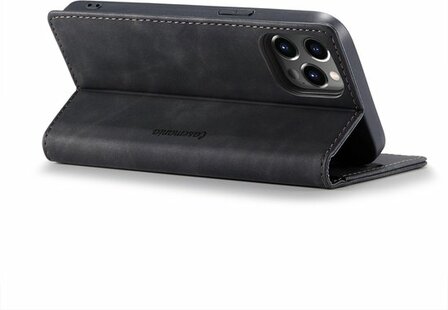 iPhone 12 Pro Max Charcoal Gray - Book Case