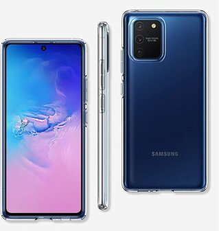 Samsung S10 Lite - Siliconen Back Cover - Transparant