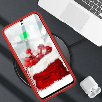 Samsung S20 Plus - Siliconen Back Cover - Rood