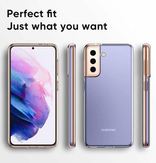 Samsung S21 FE - Siliconen Back Cover - Transparant