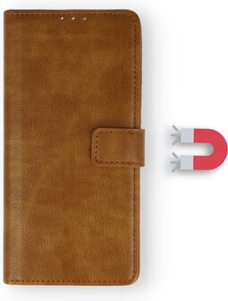Motorola E7i Power - Book Case - Bruin