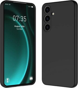 Samsung S24 - Siliconen Back Cover - Zwart
