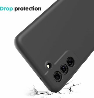 Samsung S21 FE - TPU Back Cover - Zwart