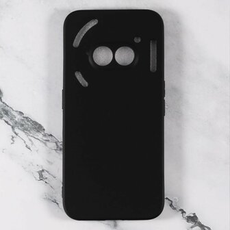 Nothing Phone 2a Plus - Siliconen Back Cover - Zwart