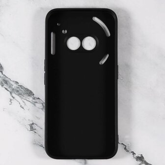 Nothing Phone 2a Plus - Siliconen Back Cover - Zwart