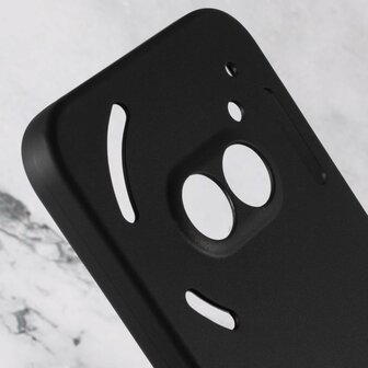Nothing Phone 2a Plus - Siliconen Back Cover - Zwart