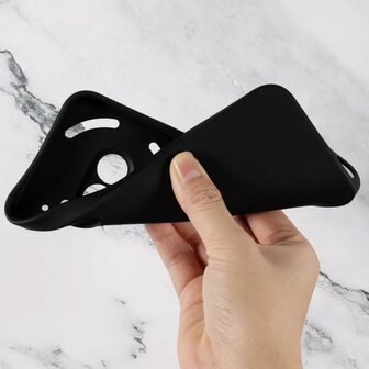Nothing Phone 2a Plus - Siliconen Back Cover - Zwart