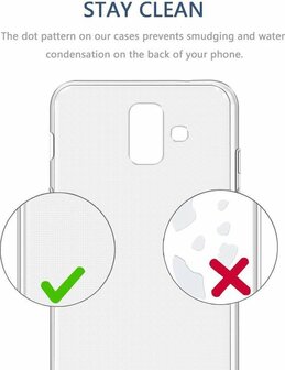Samsung J6 2018 - Siliconen Back Cover - Transparant
