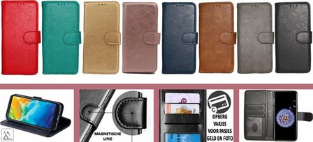 iPhone XS Max - HQ Book Case - Rosegoud