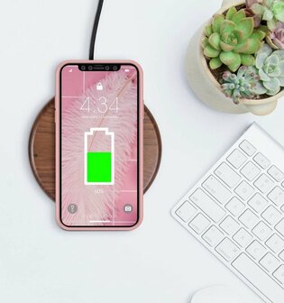 iPhone 12 Pro Max - Siliconen Back Cover - Roze