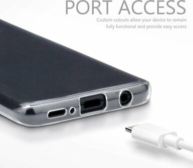 Samsung S9 - Siliconen Back Cover - Transparant