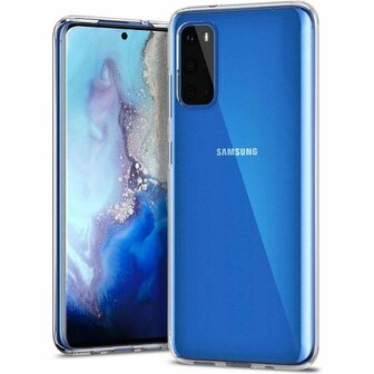 Samsung S20 - Siliconen Back Cover - Transparant