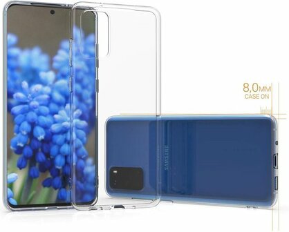 Samsung S20 - Siliconen Back Cover - Transparant