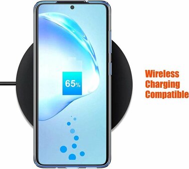 Samsung S20 - Siliconen Back Cover - Transparant