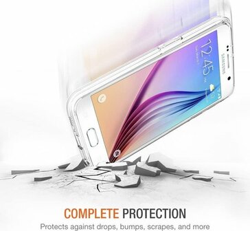 Samsung S6 Edge - Siliconen Back Cover - Transparant