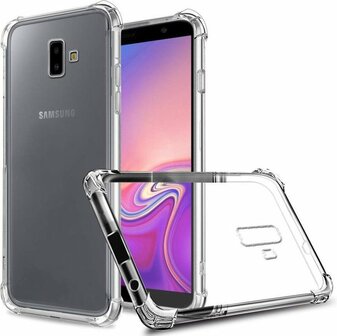 Samsung J6 Plus - Hybrid - Anti Shock - Transparant