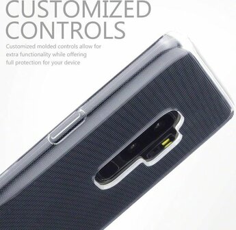 Samsung S9 Plus - Siliconen Back Cover - Transparant