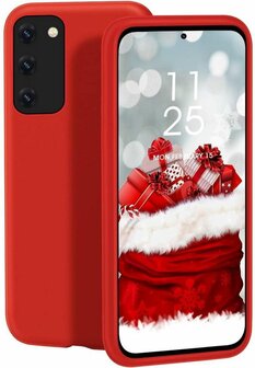 Samsung S20 - Siliconen Back Cover - Rood
